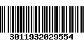 Código de Barras 3011932029554