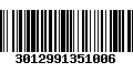 Código de Barras 3012991351006