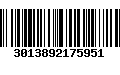 Código de Barras 3013892175951