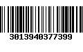 Código de Barras 3013940377399