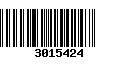 Código de Barras 3015424