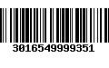 Código de Barras 3016549999351