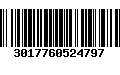 Código de Barras 3017760524797