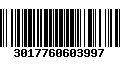 Código de Barras 3017760603997