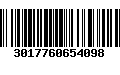 Código de Barras 3017760654098