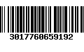 Código de Barras 3017760659192