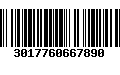 Código de Barras 3017760667890