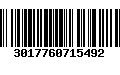 Código de Barras 3017760715492