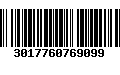 Código de Barras 3017760769099