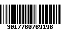 Código de Barras 3017760769198