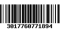 Código de Barras 3017760771894