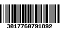 Código de Barras 3017760791892