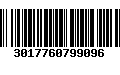 Código de Barras 3017760799096