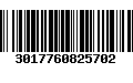 Código de Barras 3017760825702