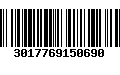 Código de Barras 3017769150690