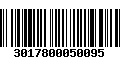 Código de Barras 3017800050095