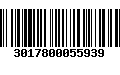 Código de Barras 3017800055939