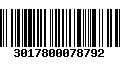 Código de Barras 3017800078792