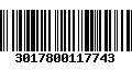 Código de Barras 3017800117743