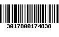 Código de Barras 3017800174838