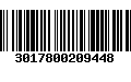 Código de Barras 3017800209448