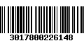 Código de Barras 3017800226148