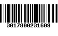 Código de Barras 3017800231609