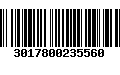 Código de Barras 3017800235560