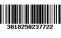 Código de Barras 3018250237722