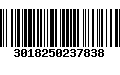 Código de Barras 3018250237838