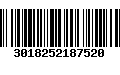 Código de Barras 3018252187520