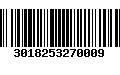 Código de Barras 3018253270009