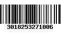 Código de Barras 3018253271006