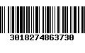 Código de Barras 3018274863730