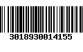 Código de Barras 3018930014155