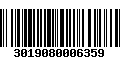 Código de Barras 3019080006359