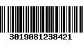 Código de Barras 3019081238421