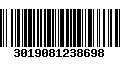 Código de Barras 3019081238698