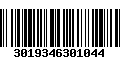 Código de Barras 3019346301044