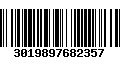 Código de Barras 3019897682357