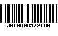 Código de Barras 3019898572800