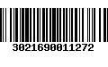 Código de Barras 3021690011272