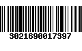 Código de Barras 3021690017397