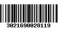 Código de Barras 3021690028119