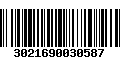 Código de Barras 3021690030587