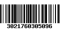 Código de Barras 3021760305096