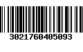 Código de Barras 3021760405093