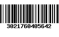 Código de Barras 3021760405642