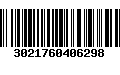 Código de Barras 3021760406298