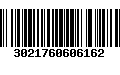 Código de Barras 3021760606162